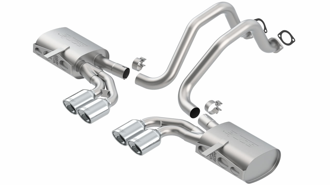 1997-2004 Chevrolet Corvette Base Cat-Back Exhaust System Touring Part # 140426