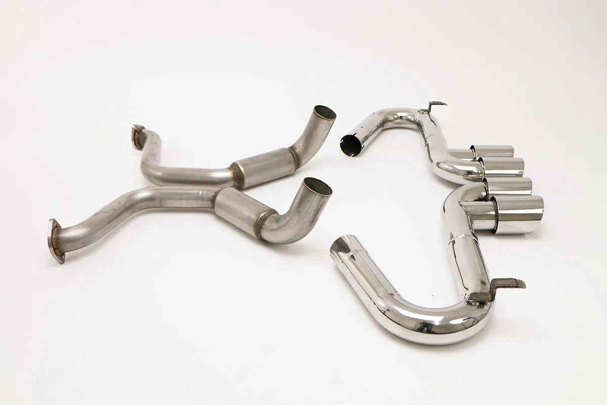 Chevy C5 Corvette Bullet Axle Back Exhaust System (Round Tips) #FCOR-0100