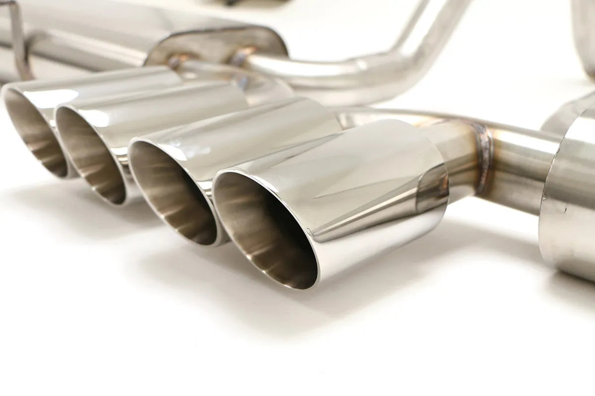 Chevy C5 Corvette Route 66 Axle Back Exhaust System (Round Tips) #FCOR-0210