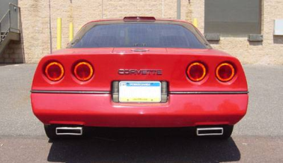 C4 corvette pypes performance 1986-1991 Crossmember-Back Exhaust System | 2.5" X-Pipe | Race Pro Mufflers | 409 Stainless Steel | SCC40R