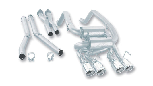 2005-2008 Chevrolet Corvette Base Cat-Back Exhaust System S-Type Classic Part # 140128