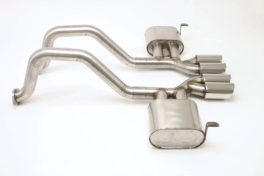 Chevy C5 Corvette PRT Axle Back Exhaust System (Round Tips) #FCOR-0215