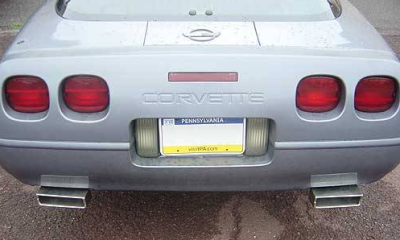 C4 corvette pypes performance 1986-1991 Crossmember-Back Exhaust System | 2.5" X-Pipe | Race Pro Mufflers | 409 Stainless Steel | SCC40R